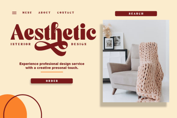 Mechta Font PNG with transparent background - Preview 1