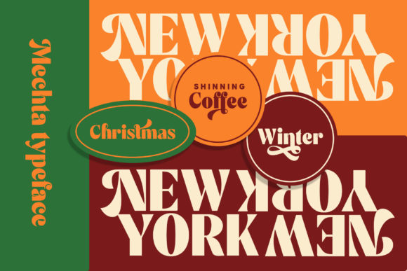 Mechta Font PNG with transparent background - Preview 6
