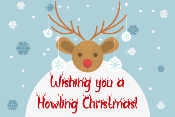 Merry Deer Font PNG with transparent background - Preview 1