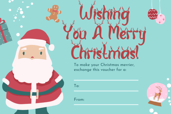 Merry Deer Font PNG with transparent background - Preview 3
