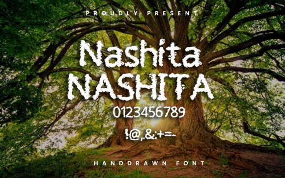 Nashita Font PNG with transparent background - Preview 2