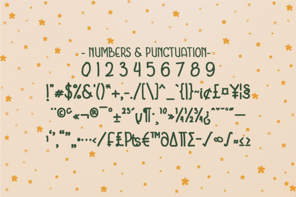 Peitago Goulya Font PNG with transparent background - Preview 6