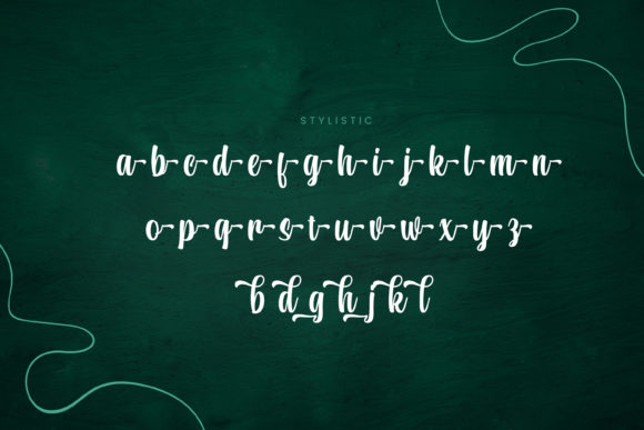 Rayshaline Font PNG with transparent background - Preview 2