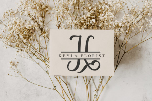Relina Monogram Font PNG with transparent background - Preview 2