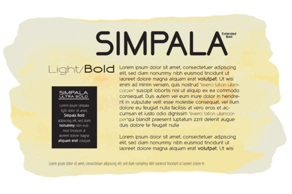 Simpala Font PNG with transparent background - Preview 2