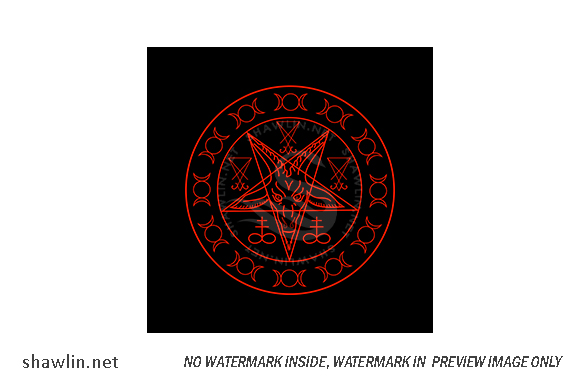 Sigil of Baphomet Graphic by shawlin · Creative Fabrica