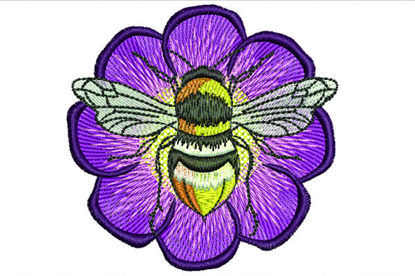 Bee on Flower