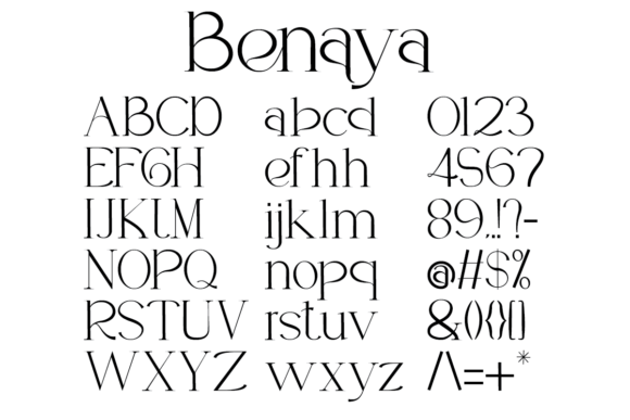 Benaya Font - Preview 6