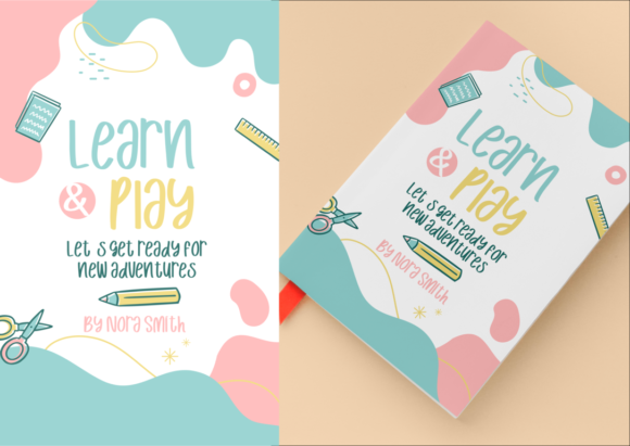 Cute Tuna Font PNG with transparent background - Preview 4