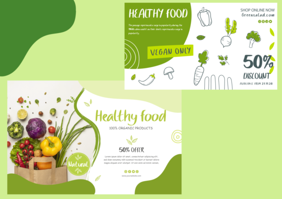 Green Salad Font PNG with transparent background - Preview 3