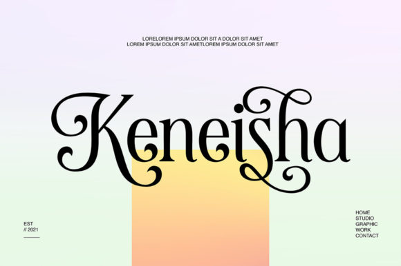 Heshanty Font PNG with transparent background - Preview 6
