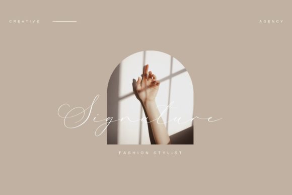 La Belle Signature Font PNG with transparent background - Preview 2