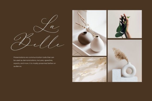 La Belle Signature Font PNG with transparent background - Preview 3