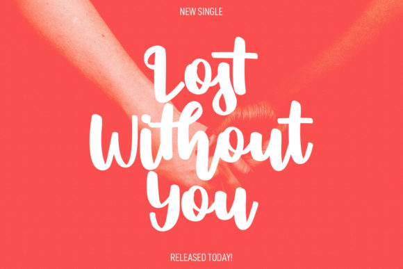 Lostmithy Script Font PNG with transparent background - Preview 3