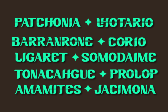 Maghona Font PNG with transparent background - Preview 2