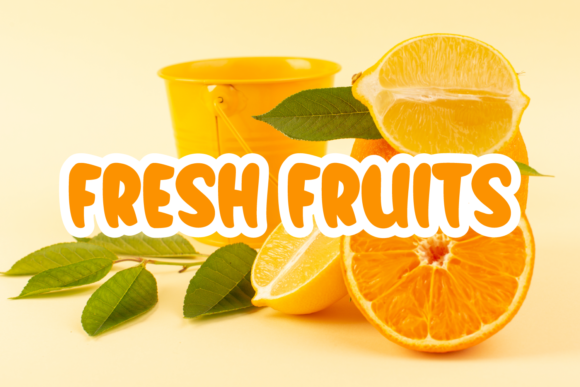 Magic Lemon Font PNG with transparent background - Preview 2
