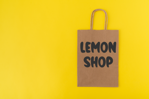 Magic Lemon Font PNG with transparent background - Preview 3