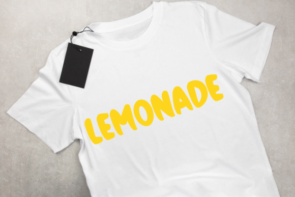 Magic Lemon Font PNG with transparent background - Preview 4