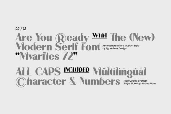 Mvarfles 72 Font PNG with transparent background - Preview 1