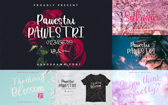Pawestri Font PNG with transparent background - Preview 6