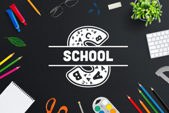 Back to School Monogram Font - Preview 1