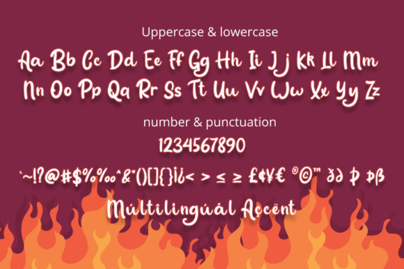 Bat Devil Font PNG with transparent background - Preview 3