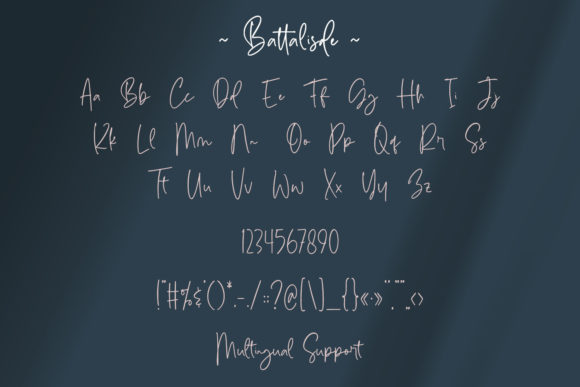 Battalisde Font - Preview 2