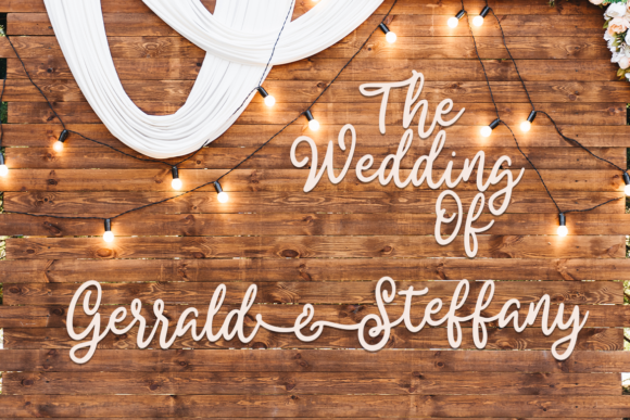 Bride and Groom Font - Preview 5