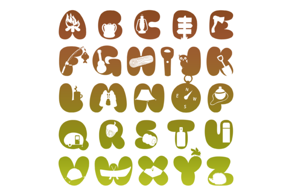 Camping Cutie Font - Preview 1