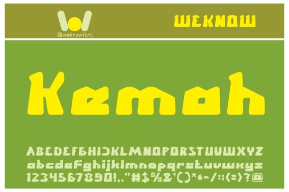 Chunky Font - Preview 1