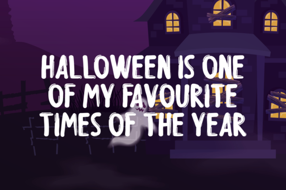 Creepy Night Font - Preview 3