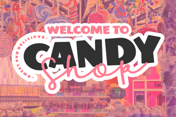 Cute Candy Font - Preview 1