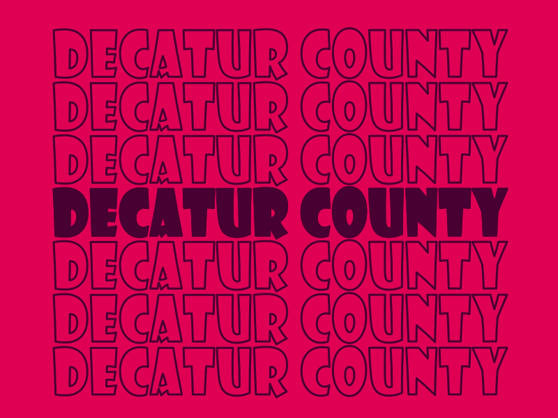 Decatur County Svg Cut File Graphic by DreamDraft Co. · Creative Fabrica