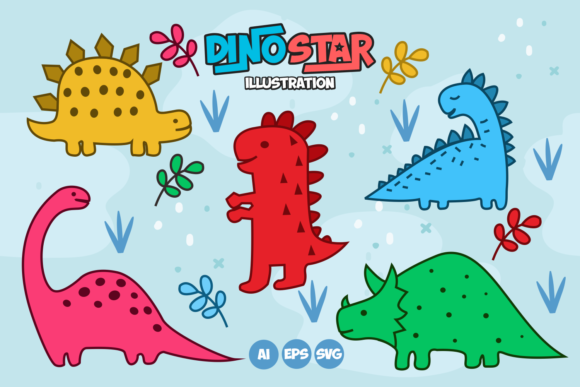 Dino Star Font - Preview 1