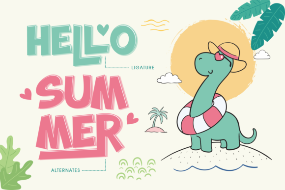 Dino Star Font - Preview 4