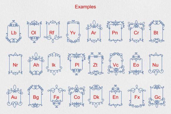 Frame Creator Font PNG with transparent background - Preview 3