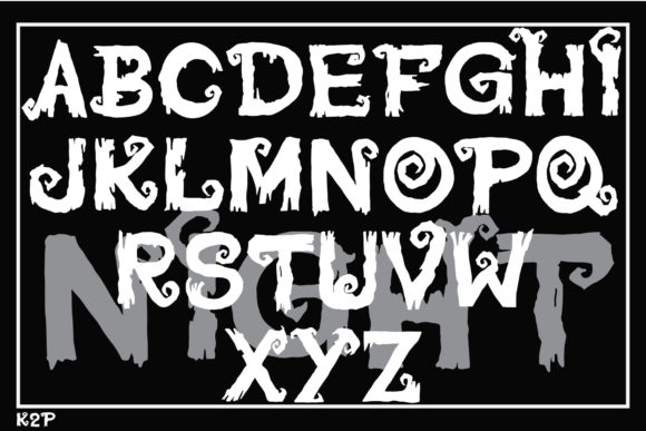 Halloween Night Font - Preview 2