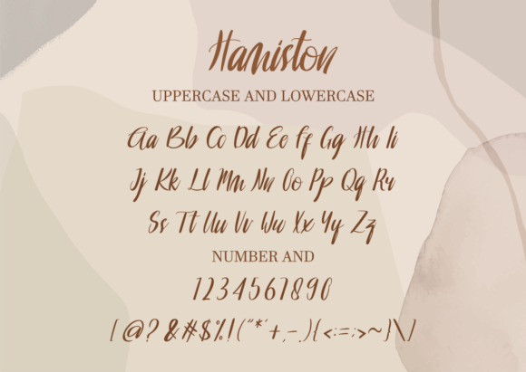 Hamiston Font - Preview 1