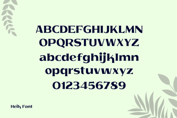 Heik Font PNG with transparent background - Preview 3