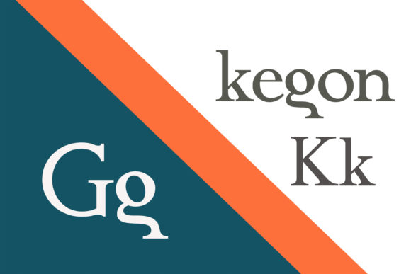 Kegon Font PNG with transparent background - Preview 2