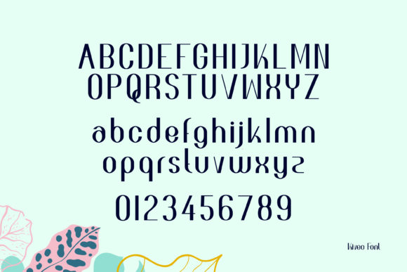 Kiveo Font font preview - 3