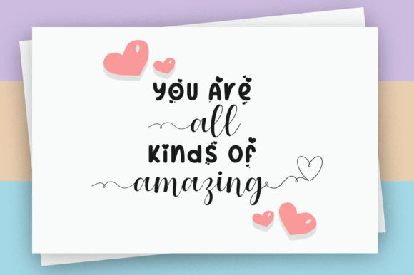 Lilac Prili Font PNG with transparent background - Preview 1