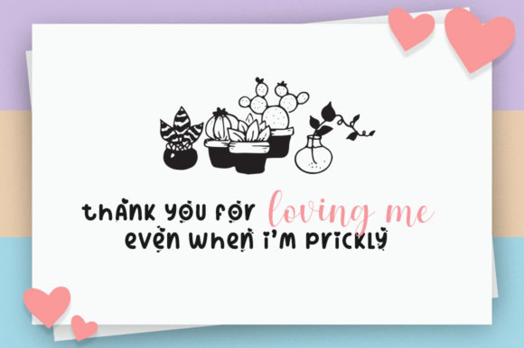 Lilac Prili Font PNG with transparent background - Preview 2