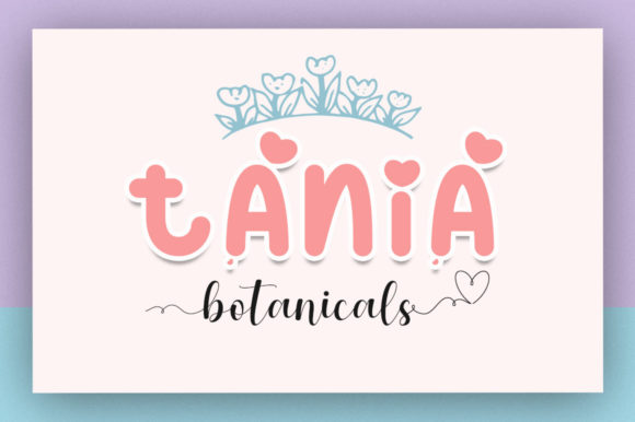 Lilac Prili Font PNG with transparent background - Preview 3