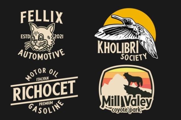 Rockabilly Font PNG with transparent background - Preview 1