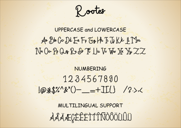 Rootes Font PNG with transparent background - Preview 1