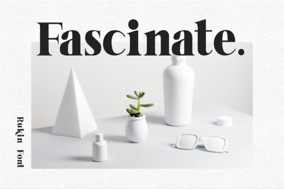 Rukin Font PNG with transparent background - Preview 1