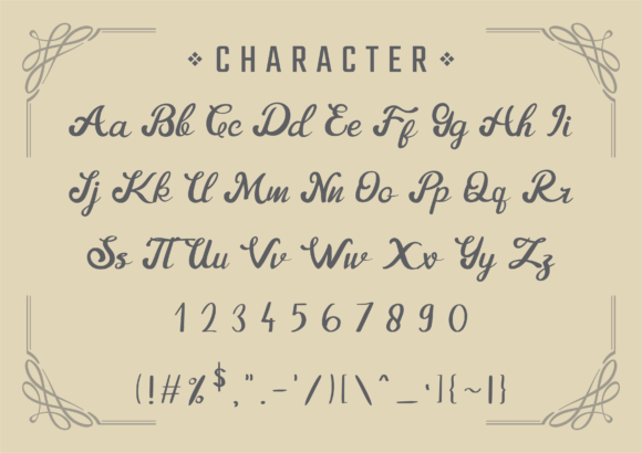 Semtain Font PNG with transparent background - Preview 1