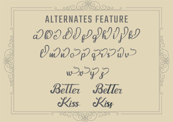 Semtain Font PNG with transparent background - Preview 2