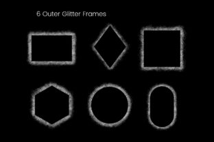 Silver Glitter Frame Clipart Graphic by Pixafied · Creative Fabrica